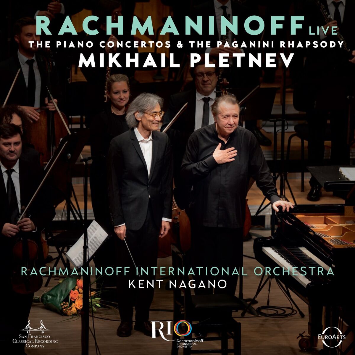Album cover of Rachmaninoff Live – The Piano Concertos & The Paganini Rhapsody (Live)