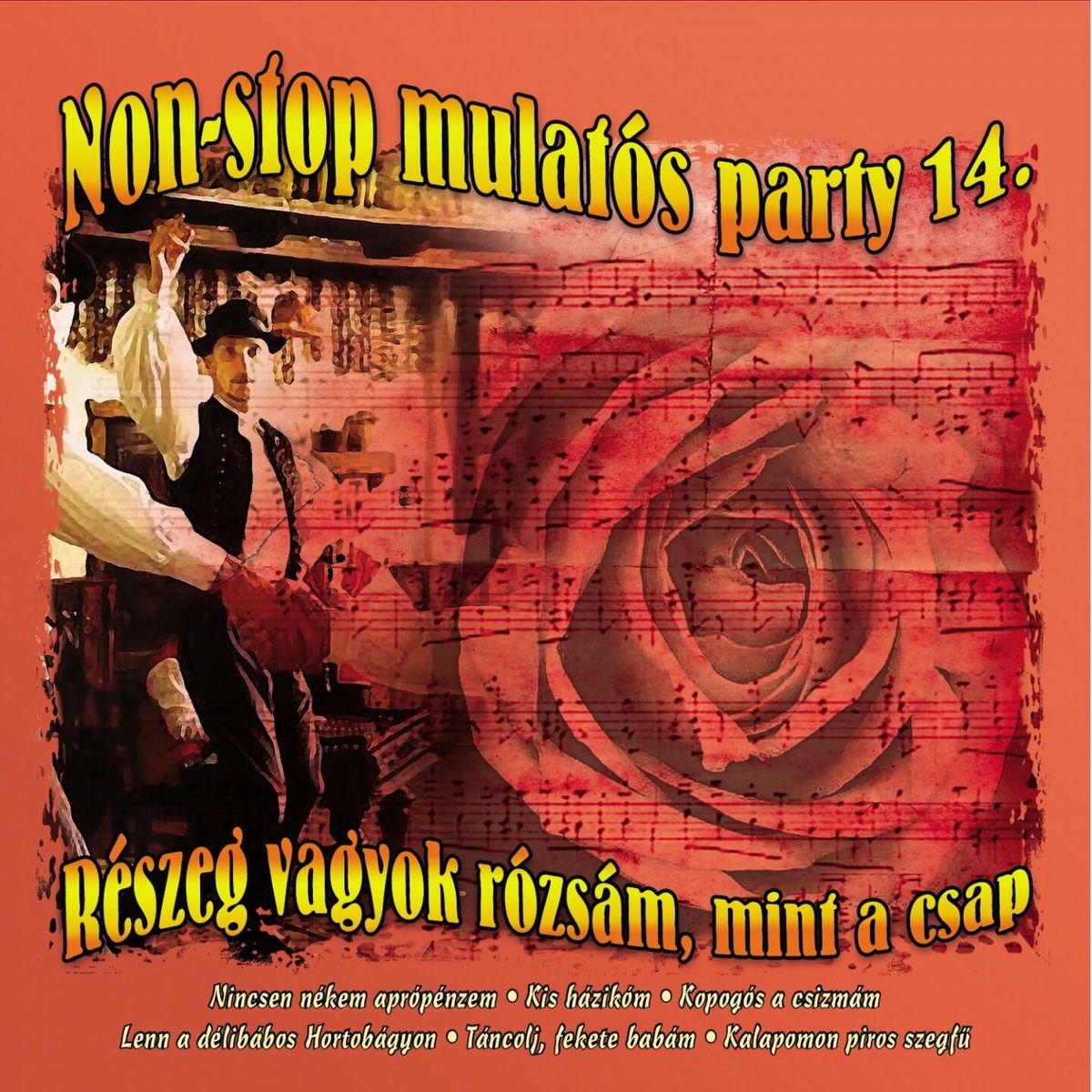 Album cover of Non-Stop Mulatós Party, Vol. 14 (Részeg Vagyok Rózsám, Mint A Csap)