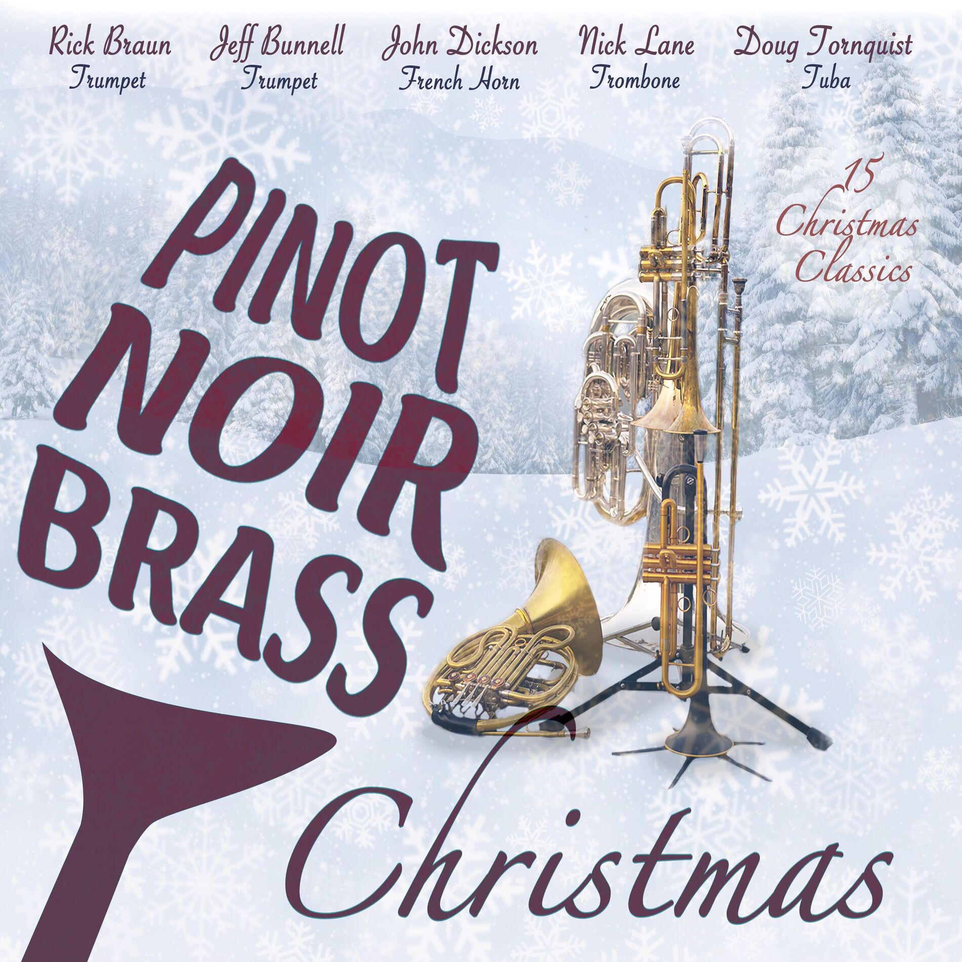 Album cover of Pinot Noir Brass Christmas