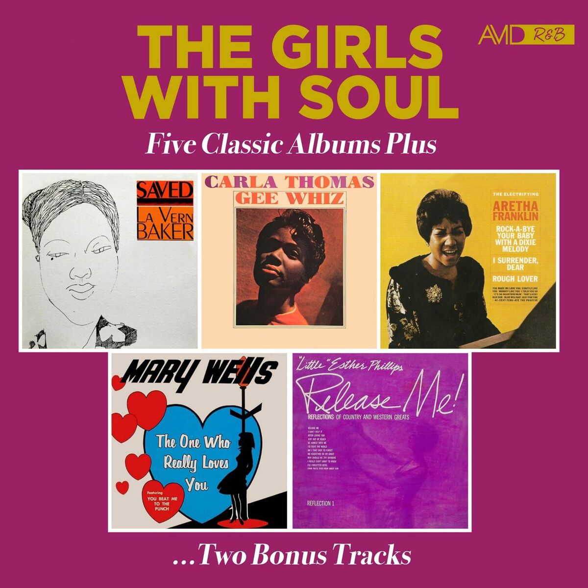 Album cover of The Girls with Soul - Five Classic Albums Plus (Saved / Gee Whiz / The Electrifying / The One Who Really Loves You / Release Me!) (2024 Digitally Remastered)