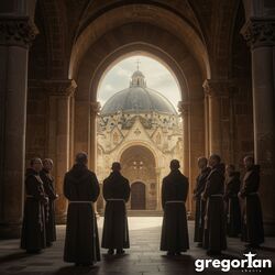 Cover of Divine Gregorian Chants | Spiritual Healing & Reflection Hymns