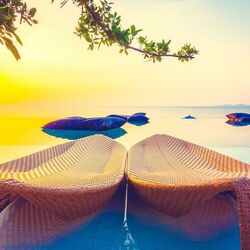 Cover of Bali Sunset Lounge: Tropical Paradise Chill & Luxury Beach Vibes