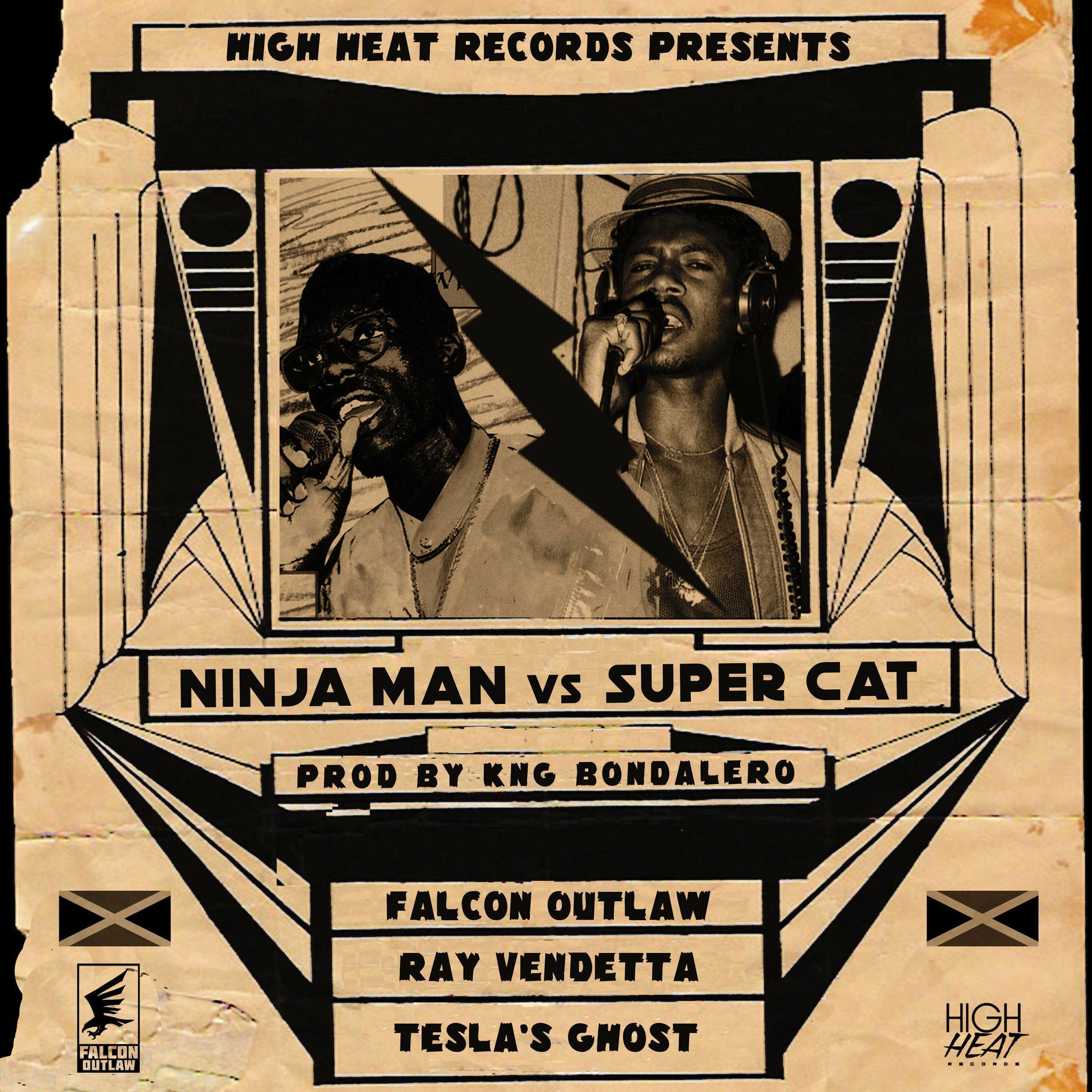 Falcon Outlaw - Ninja MAN VS Super CAT (feat. Tesla's Ghost