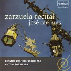 Cover of Zarzuela Recital: Jose Carreras