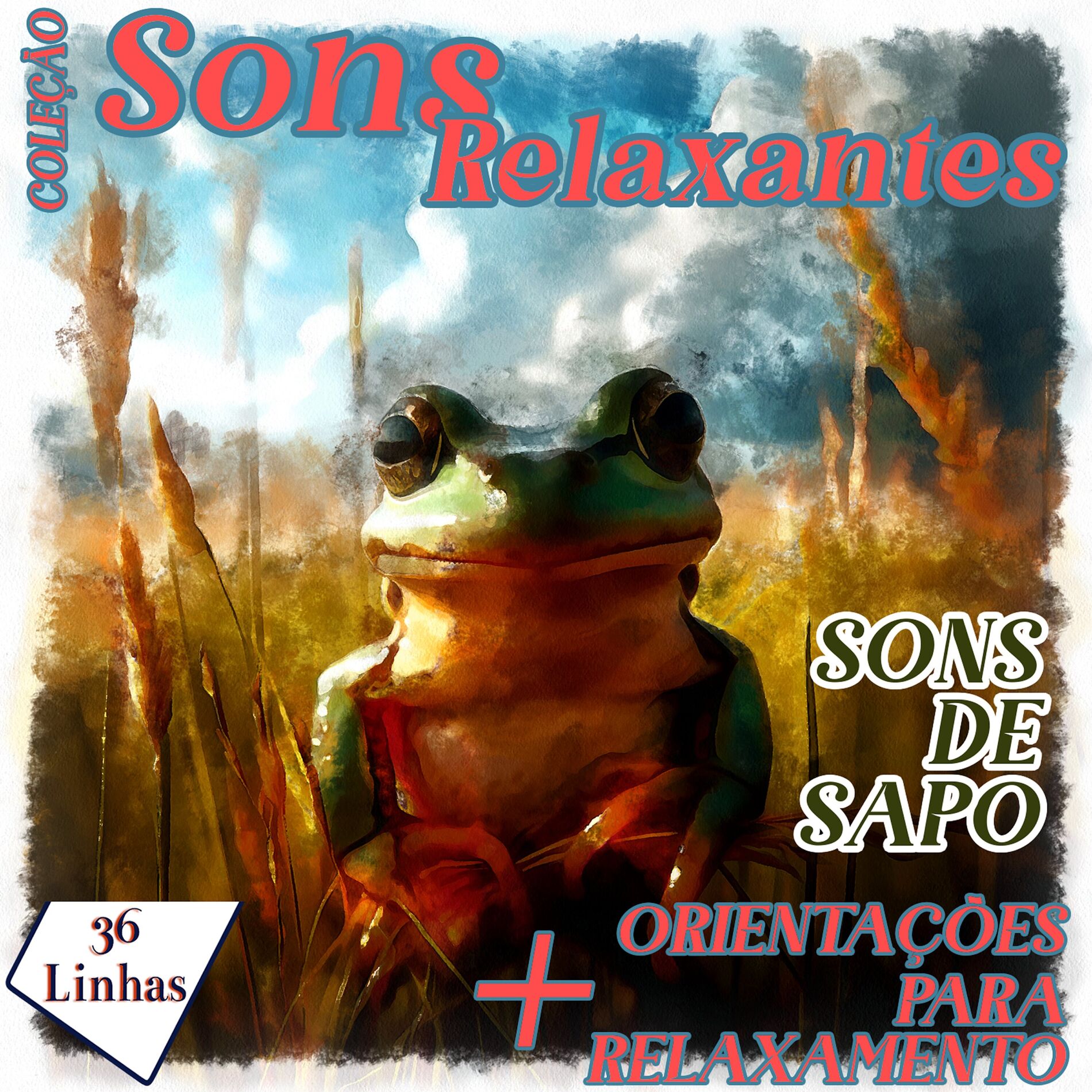 Album cover of Coleção Sons Relaxantes - sons de sapo