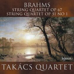 Cover of Brahms: String Quartets Nos. 1 & 3