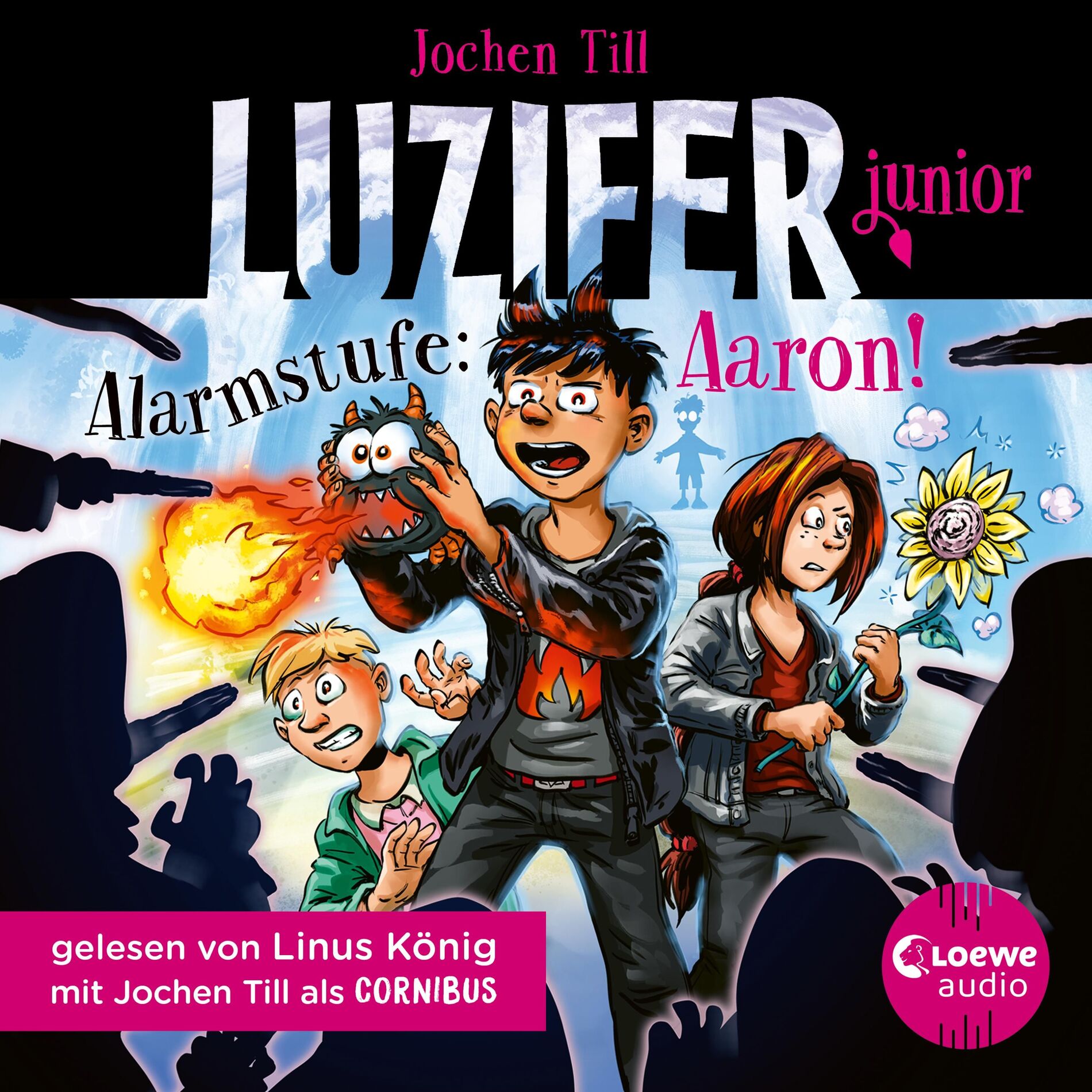 Album cover of Luzifer junior (Band 16) - Alarmstufe: Aaron! (Lustige und beliebte Kinderbuch-Reihe ab 10 Jahren)