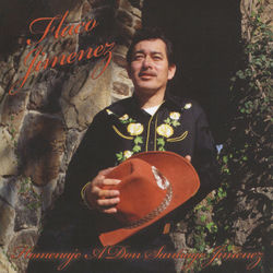 Portada del álbum Homenaje A Don Santiago Jimenez