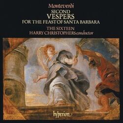 Cover of Monteverdi: Vespers for the Feast of Santa Barbara