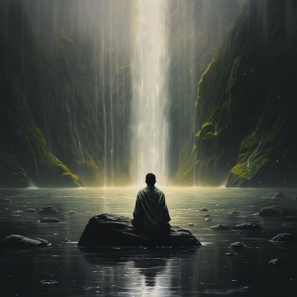 Picture of Harmonic Waterfalls: Musical Meditations by the Stream