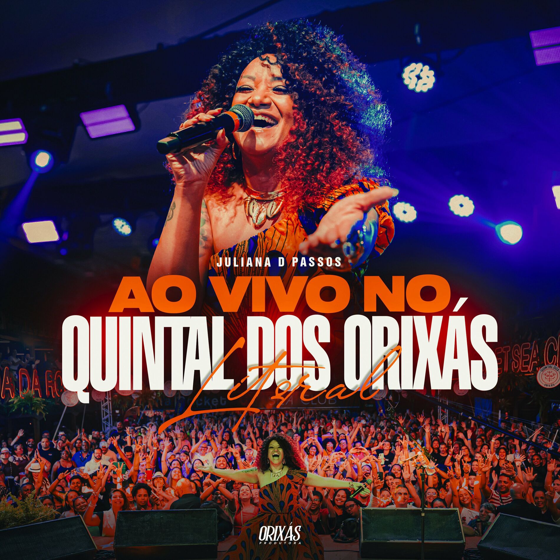 Album cover of Ao Vivo Quintal dos Orixás Litoral