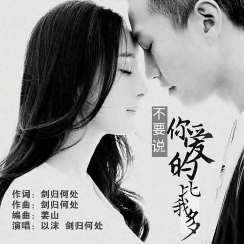 不要说你爱的比我多