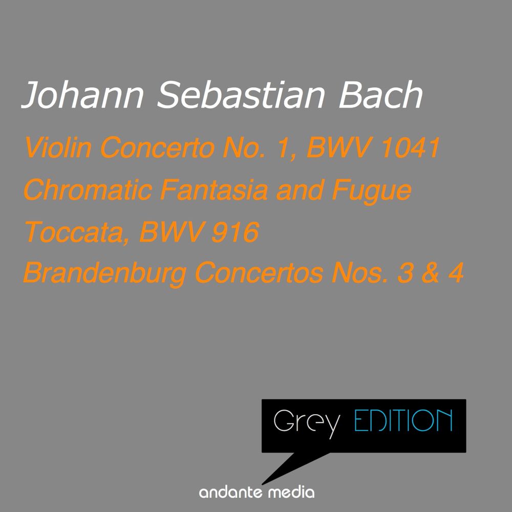 Picture of Grey Edition - Bach: Violin Concerto No. 1, BWV 1041 & Toccata, BWV 916