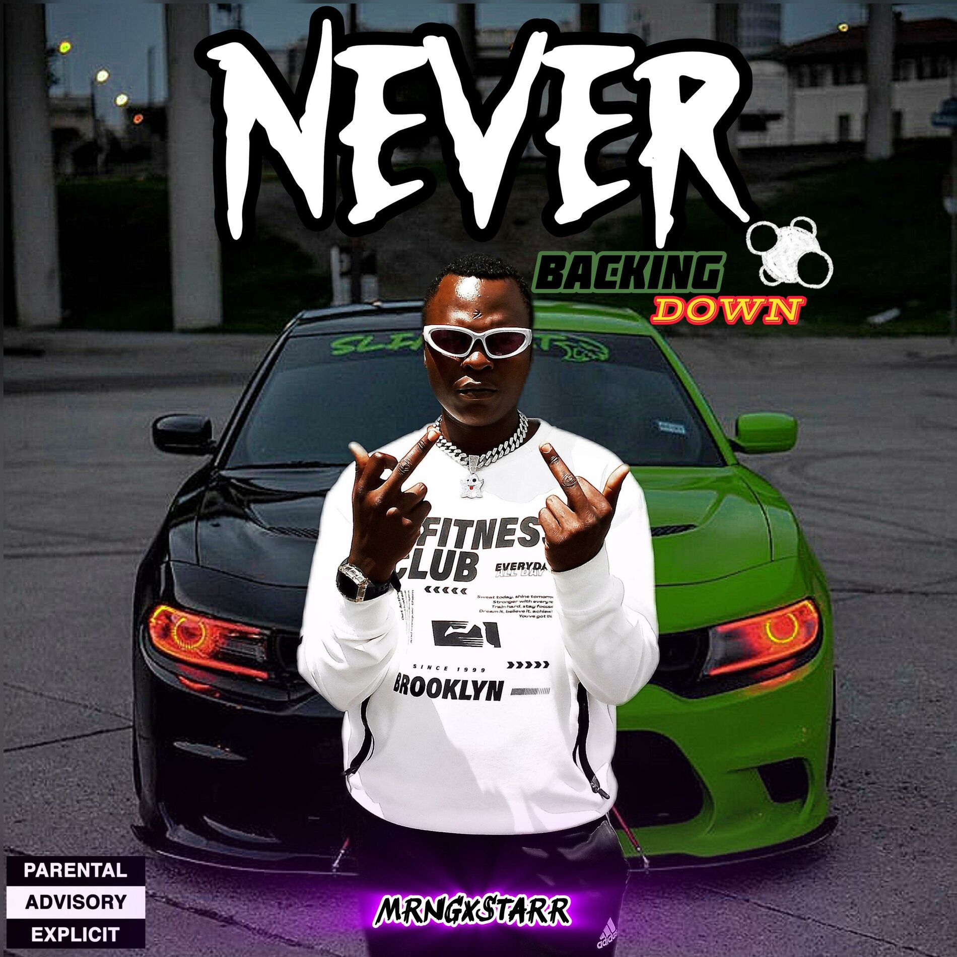Album cover of NEVER BACKING DOWN