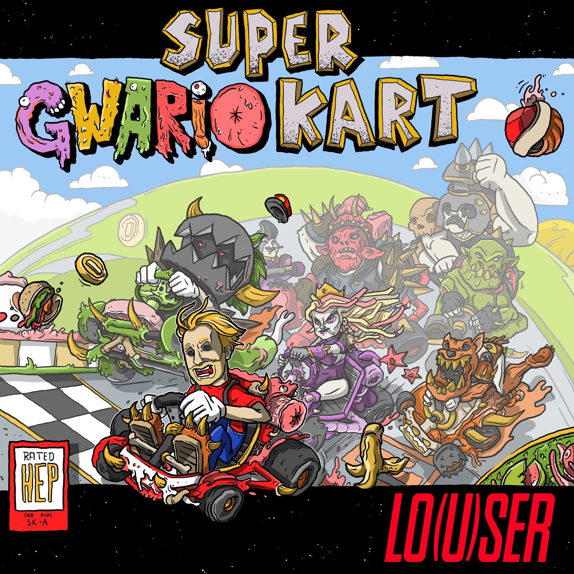 Album cover of Super Gwario Kart