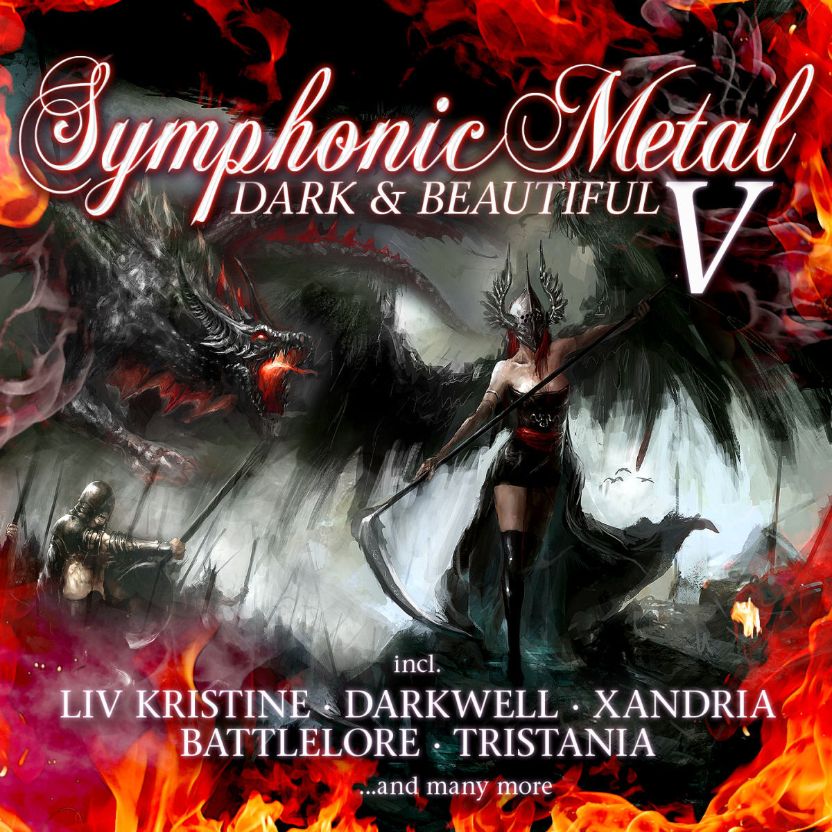Album cover of Various Artists - Symphonic Metal 5 - Dark & Beautiful (MP3 Compilation)