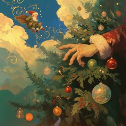 Cover of Zenith of Christmas Joy that Serves as musical Companions the Spread Positivity