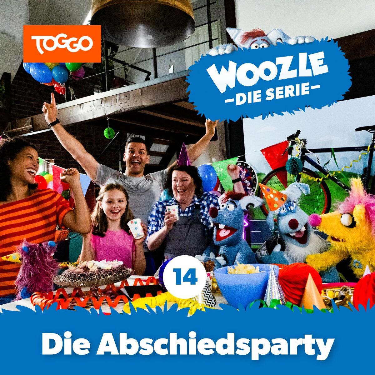 Album cover of Woozle - Die Serie - Folge 14: Die Abschiedsparty (Das Original-Hörspiel zur TV-Serie)