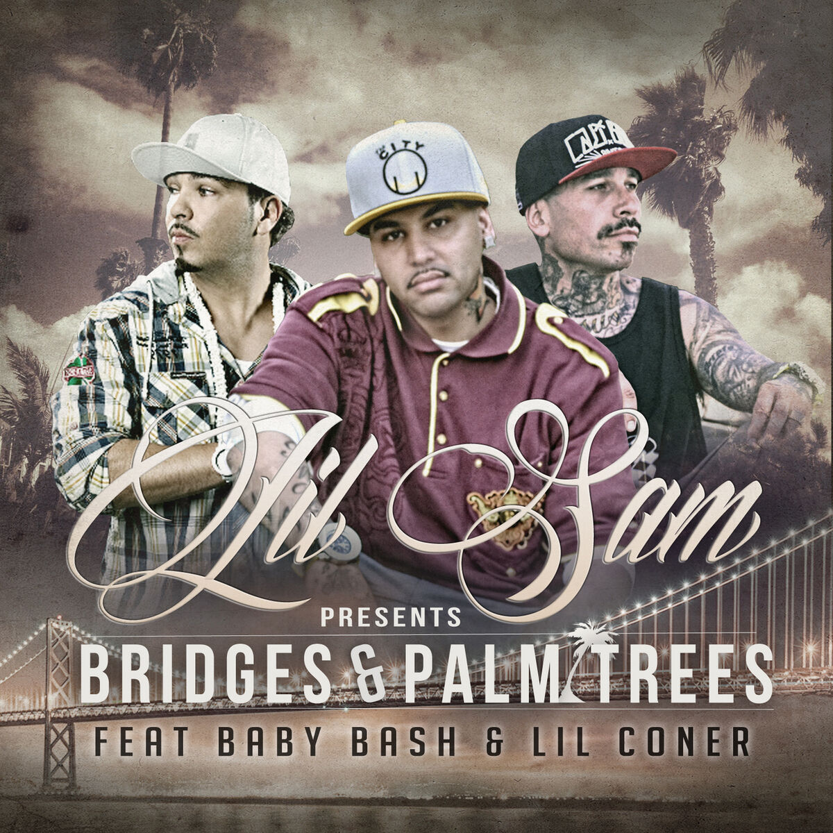 Album cover of Bridges & Palm Trees (feat. Baby Bash & Lil Coner)