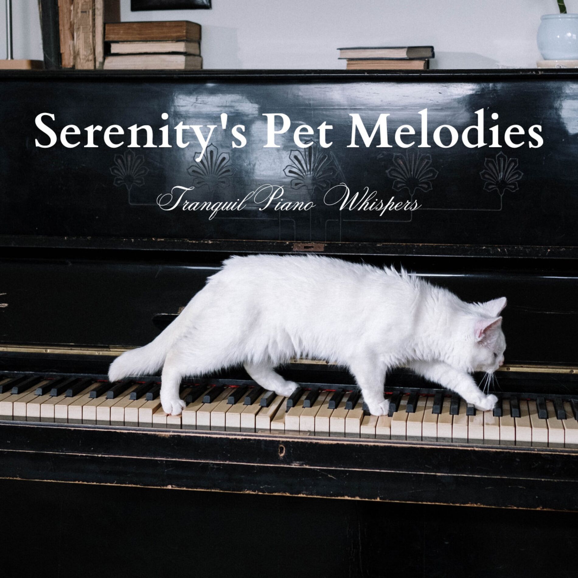 Album cover of Serenity's Pet Melodies: Tranquil Piano Whispers