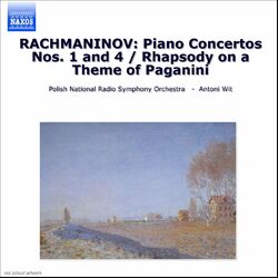 Cover of Rachmaninov: Piano Concertos Nos. 1 and 4 / Rhapsody On A Theme of Paganini