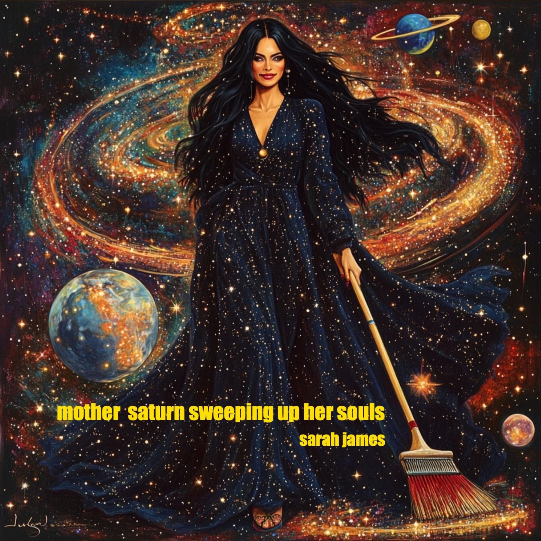 Album cover of Mother Saturn Sweeping Up Her Souls