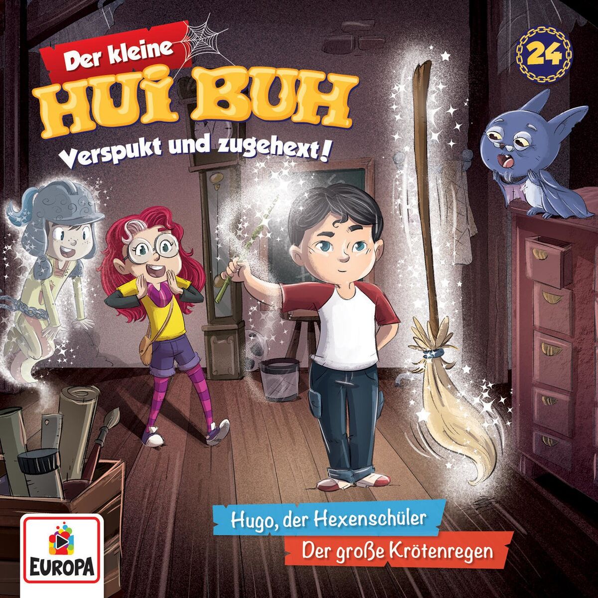 Album cover of Folge 24: Hugo, der Hexenschüler/Der große Krötenregen