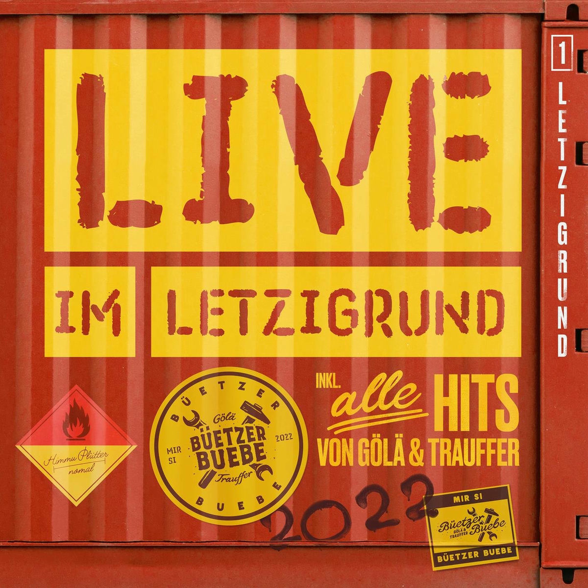 Album cover of 2022 Live im Letzigrund