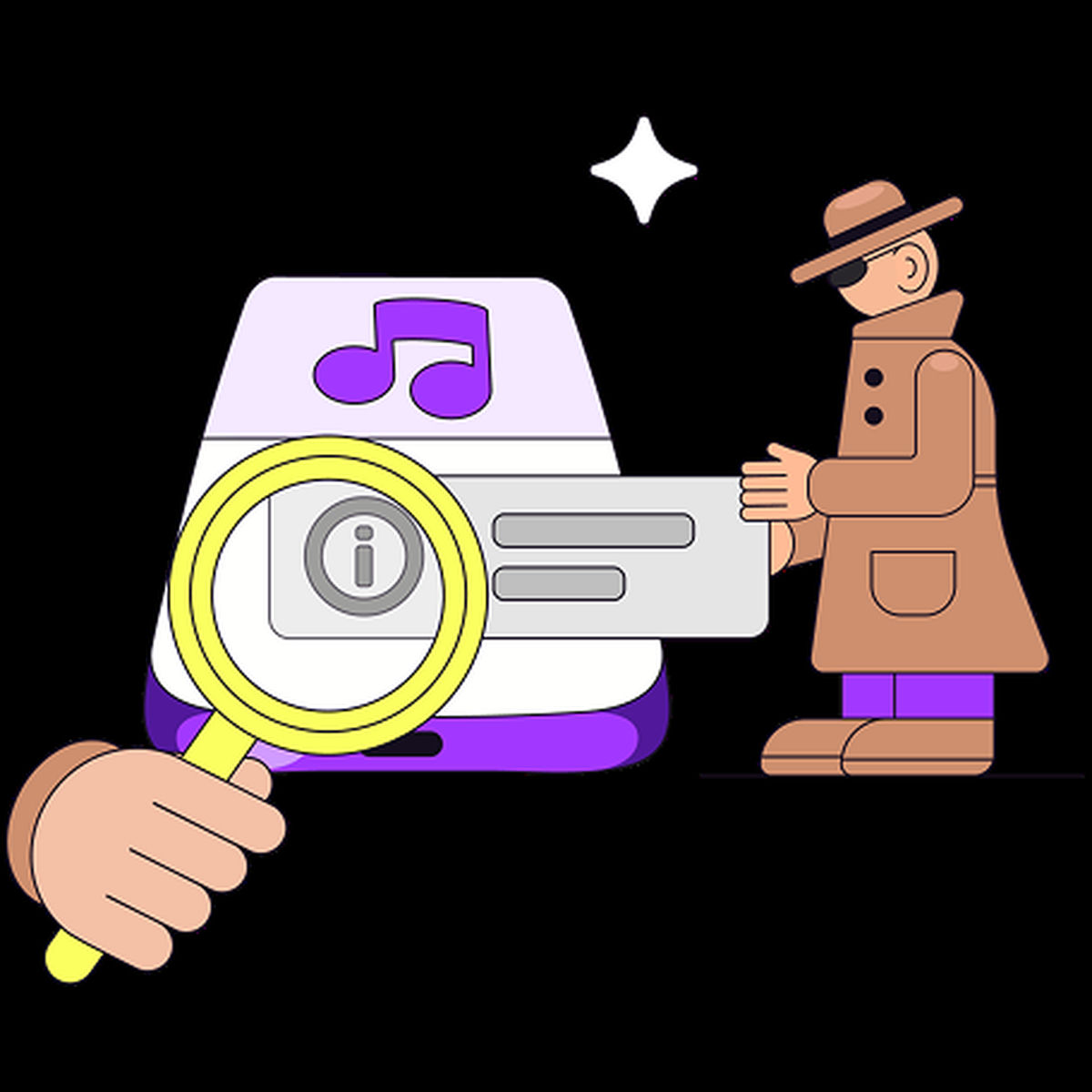 Screenshot of an analyzed track