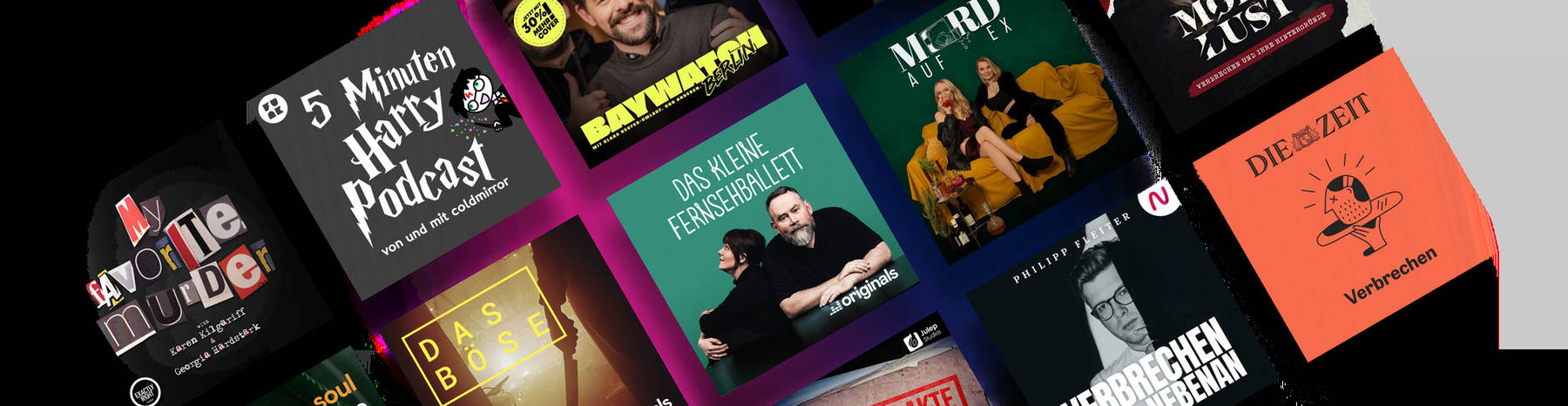 Großer Podcast-Katalog