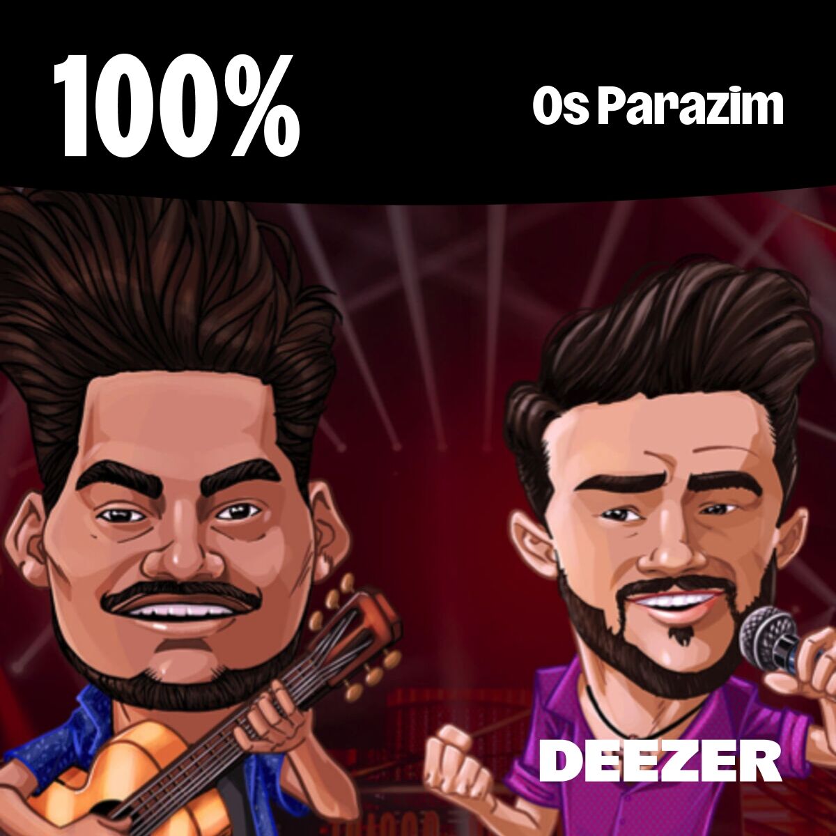 Cover of playlist 100% Os Parazim