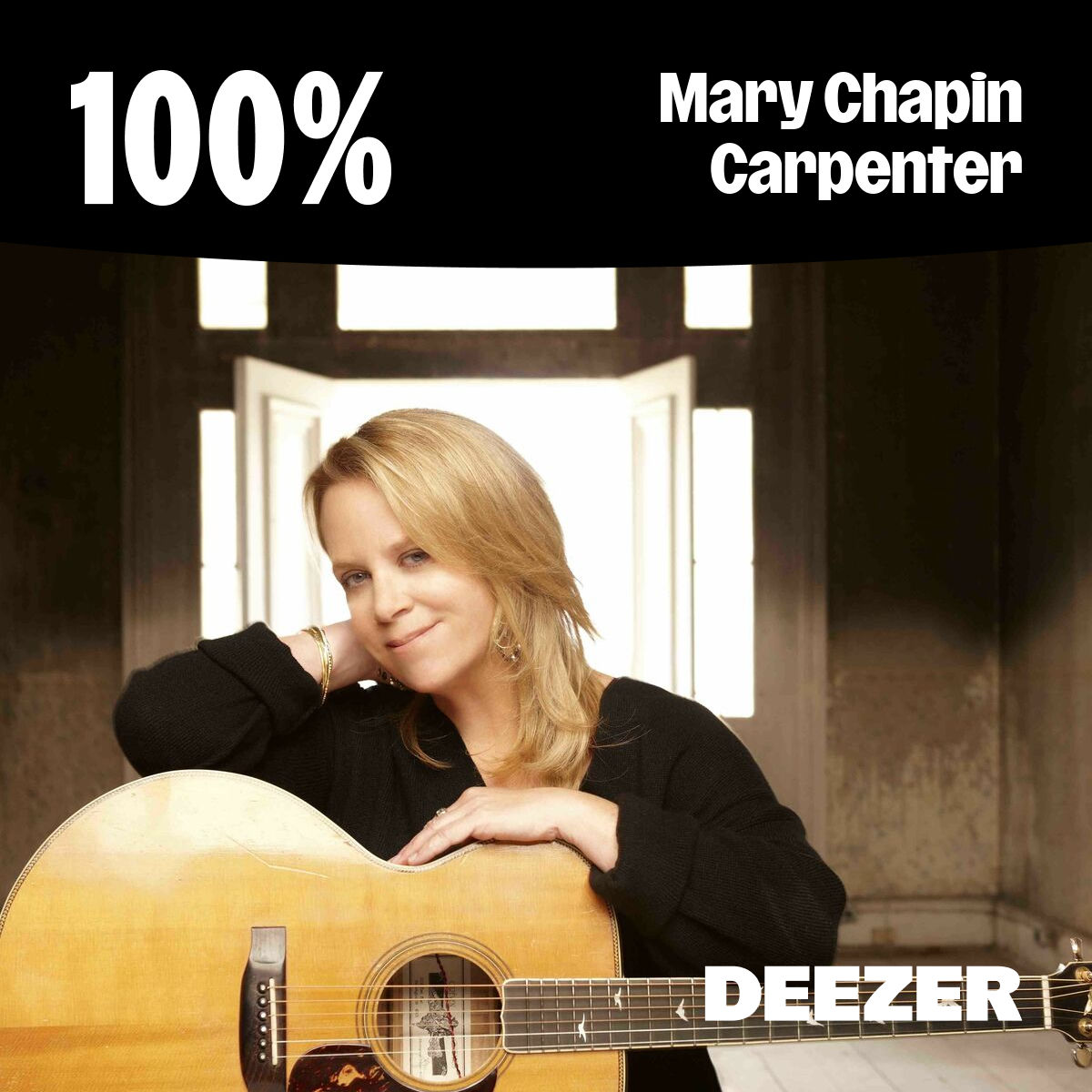 Cover of playlist 100% Mary Chapin Carpenter