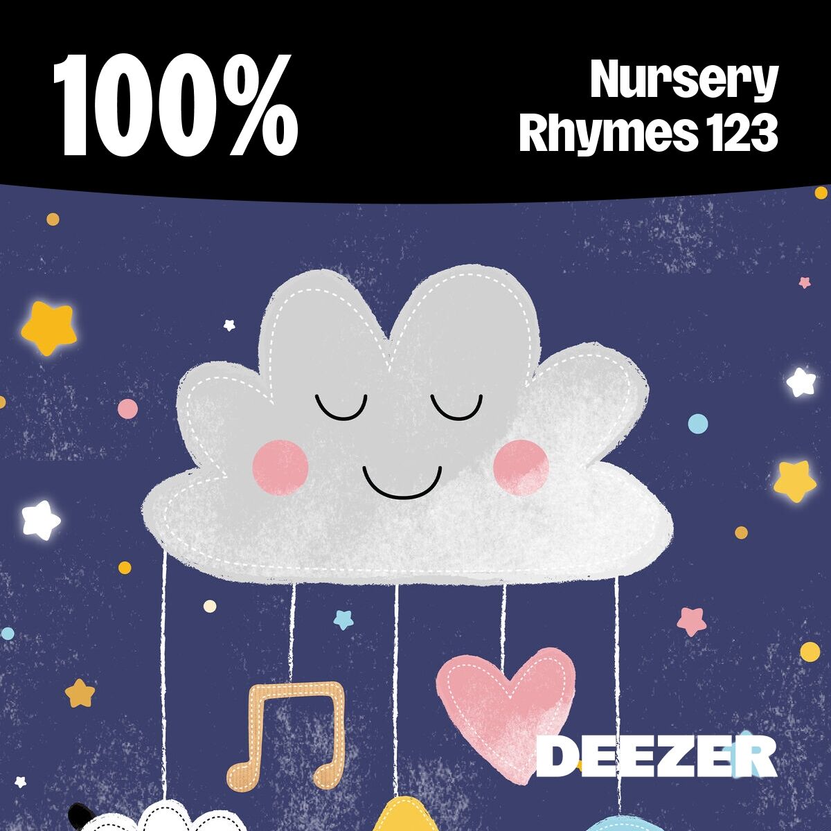 Cover of playlist 100% Nursery Rhymes 123