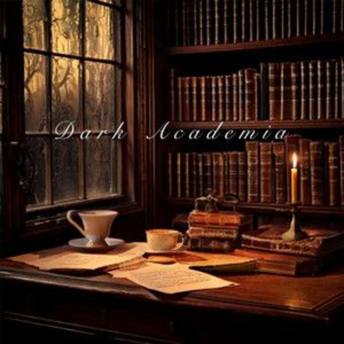 Cover of playlist Dark Academia: Atmospheric & Elegant Study Vibes ️