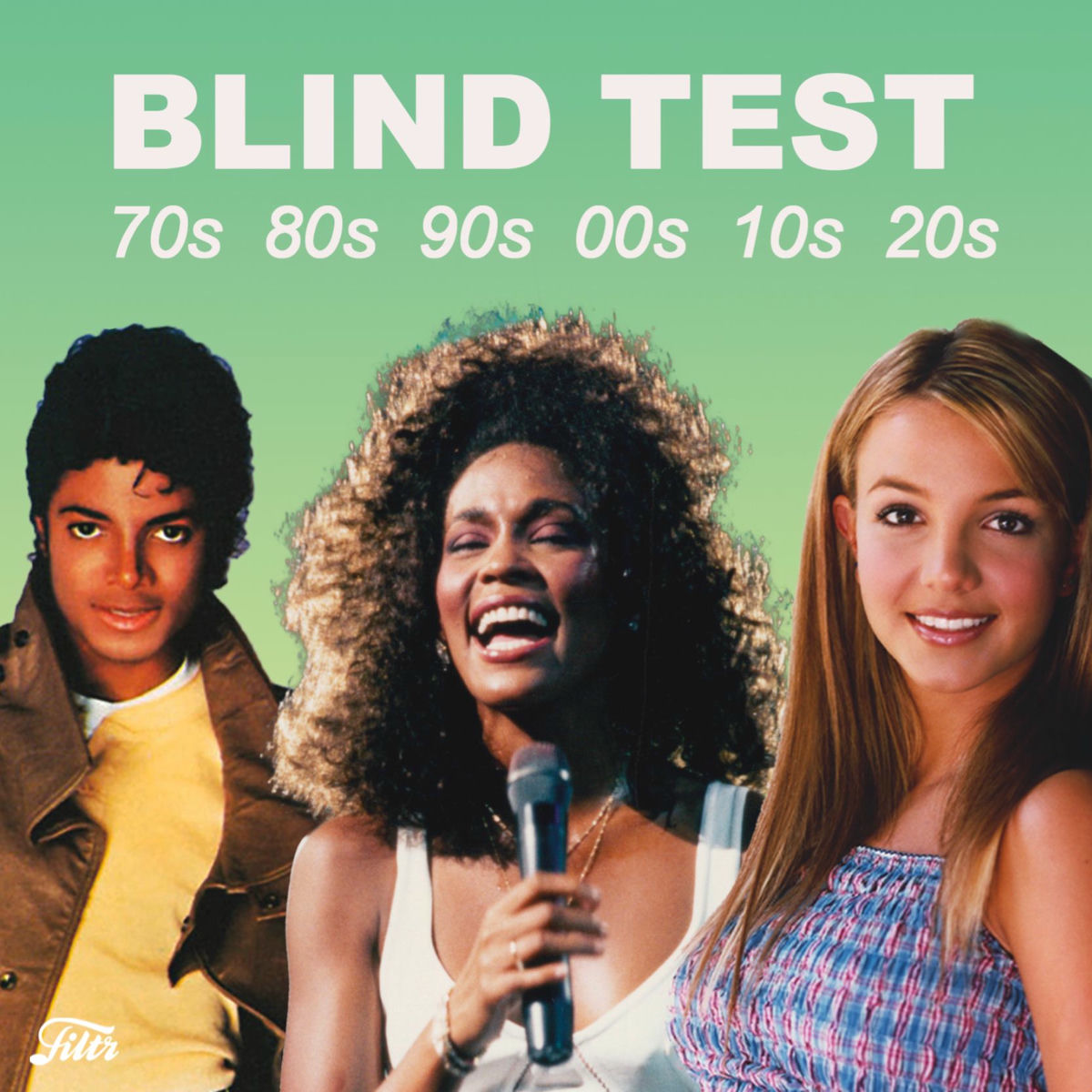 Cover of playlist Blind Test : Tubes 70 80 90 2000 2010 2020 / Hits