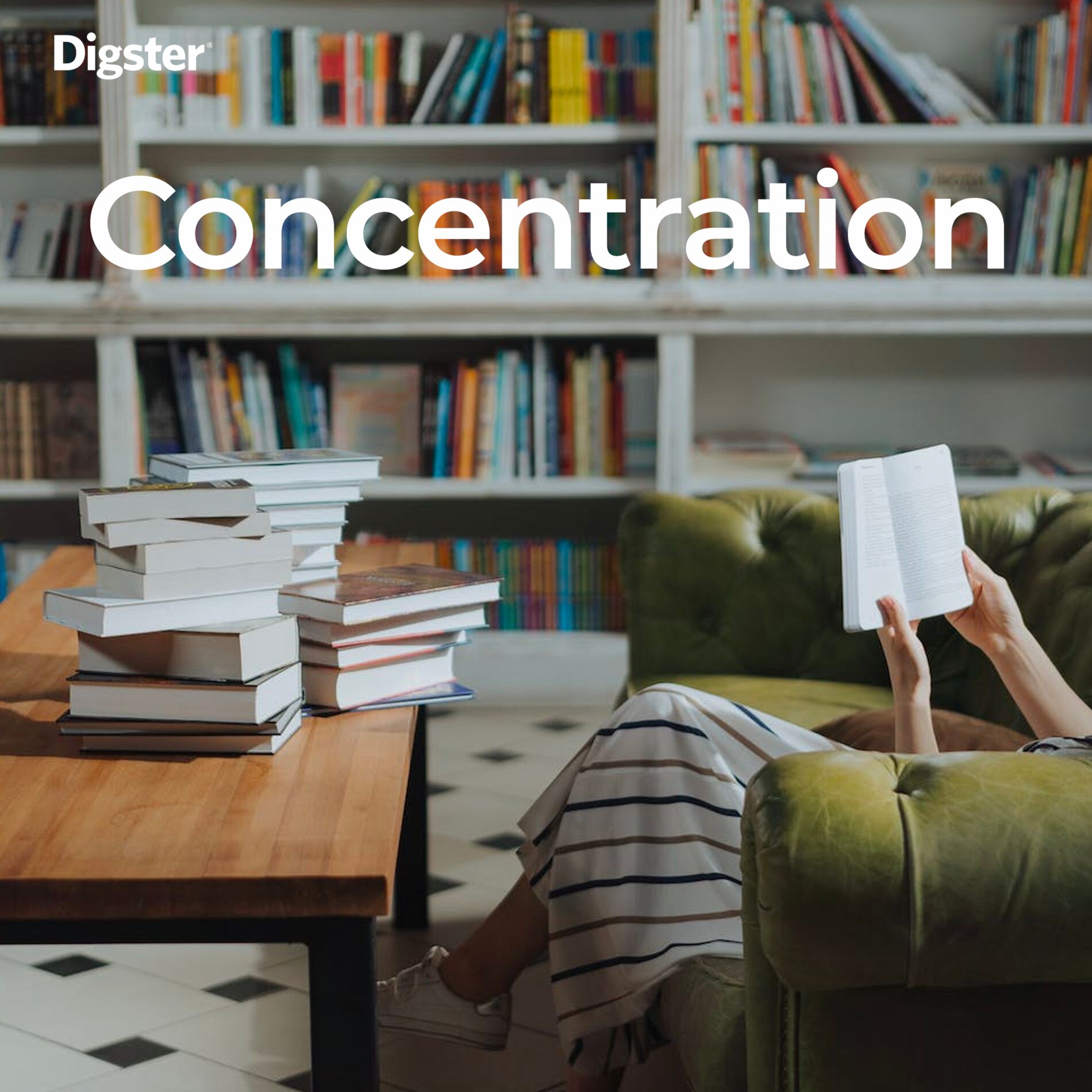 Cover of playlist Concentration : se concentrer, musique calme