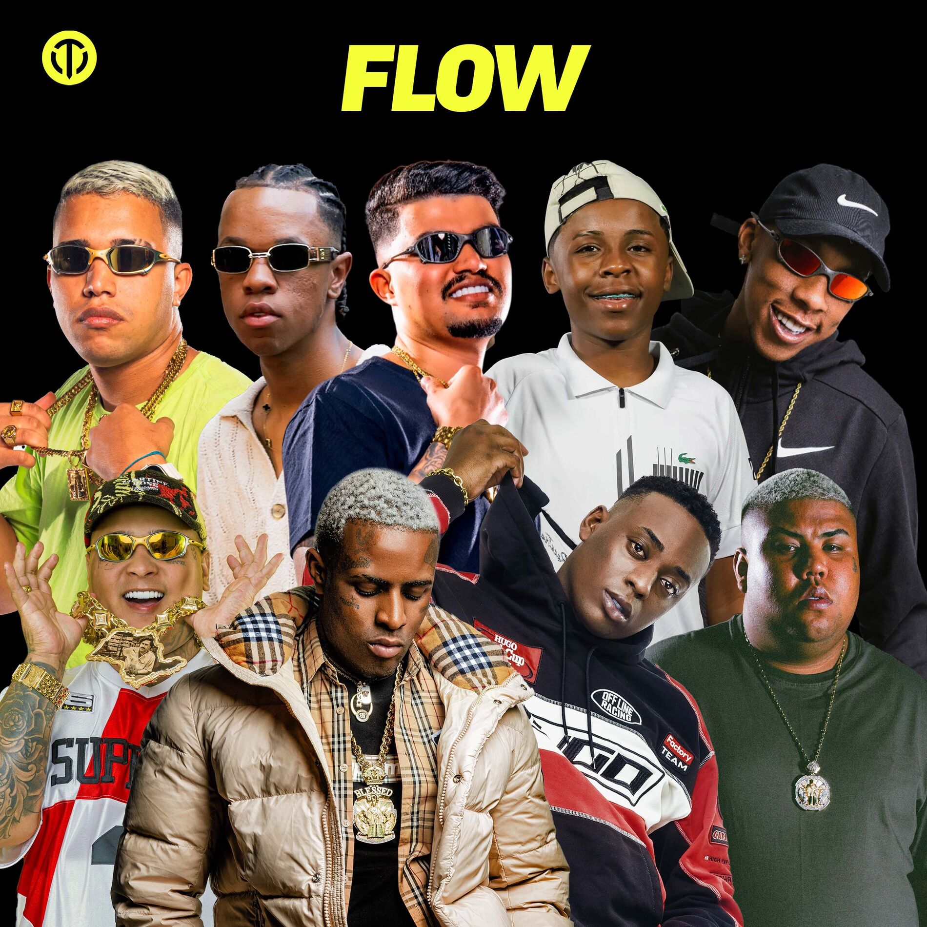 Cover of playlist FLOW ∙ Rap Trap e Funk 2025 ∙ Os Melhores Hits