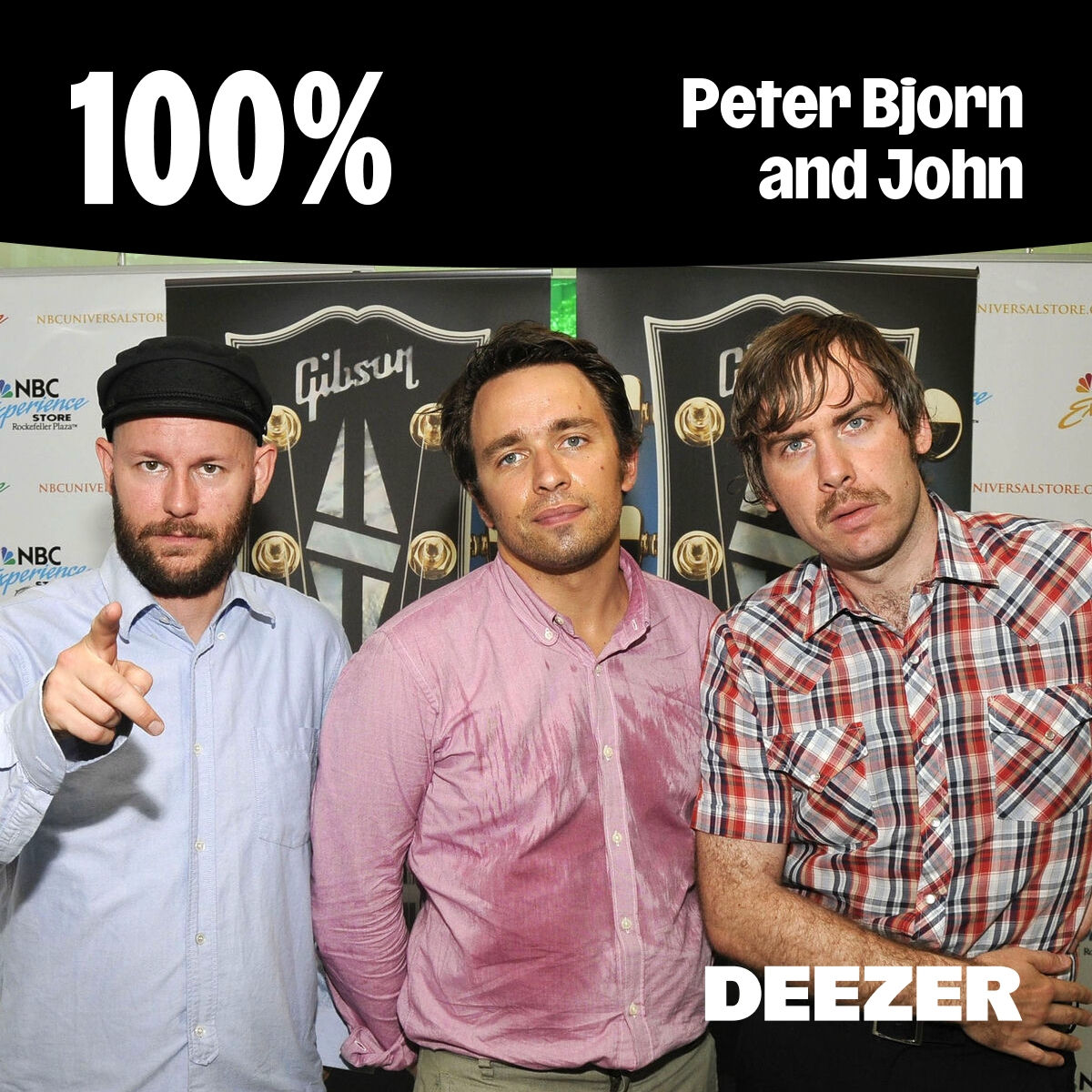 Cover of playlist 100% Peter Bjorn and John