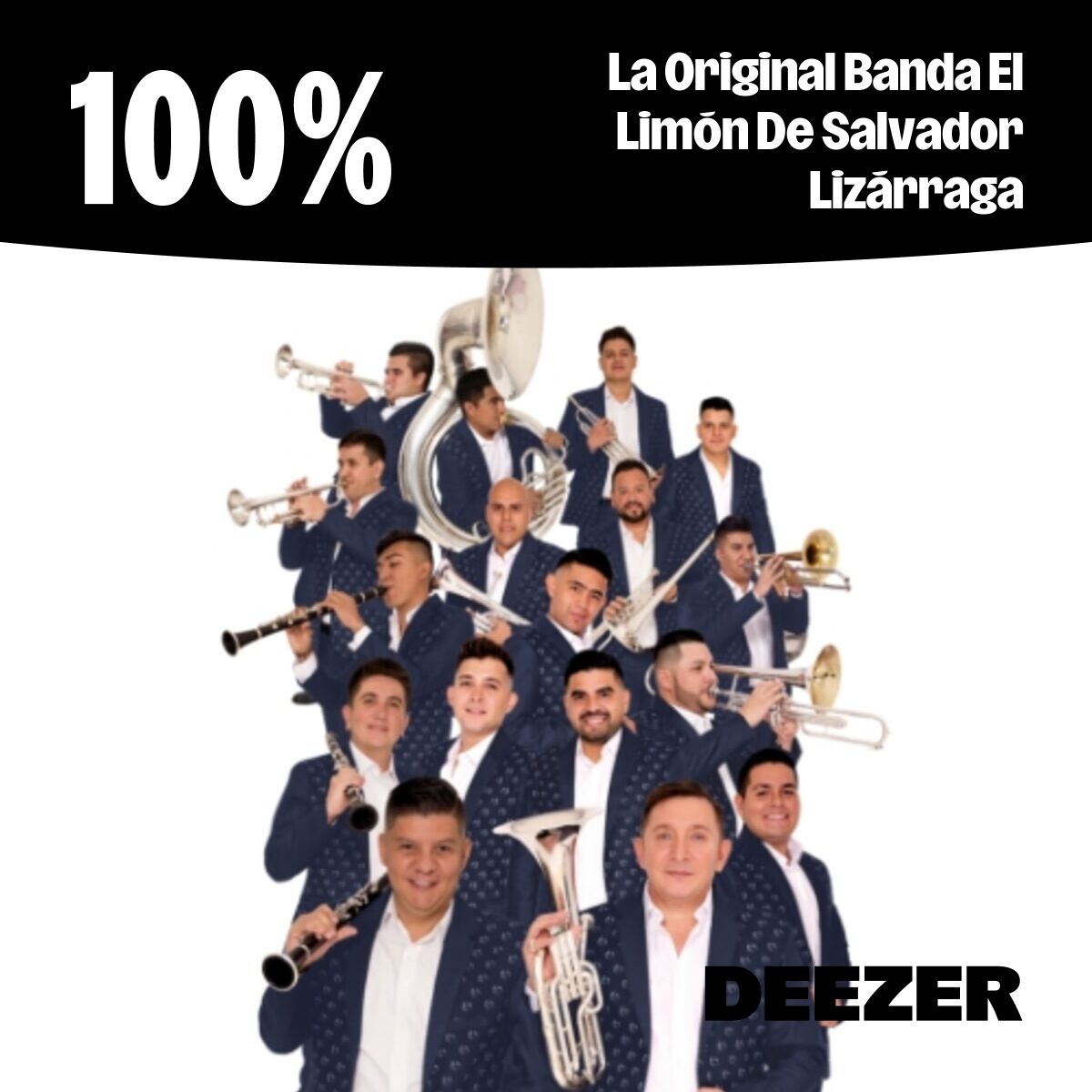 Cover of playlist 100% La Original Banda El Limón De Salvador Lizárr