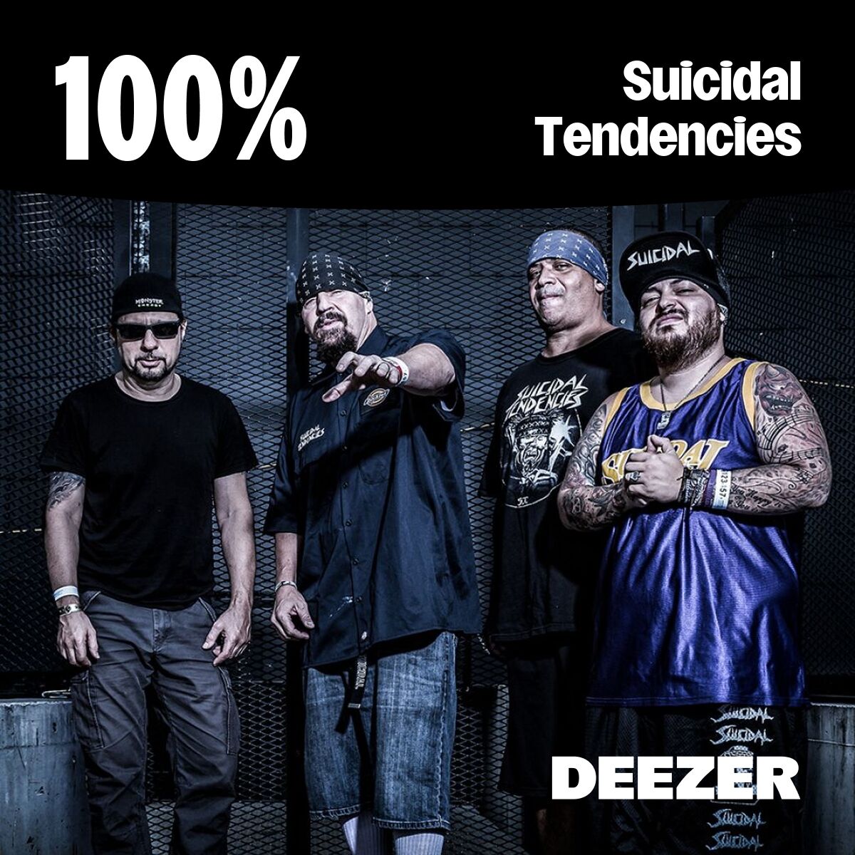 Cover of playlist 100% Suicidal Tendencies