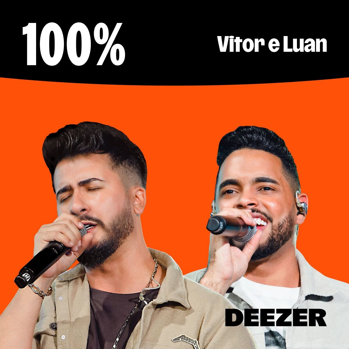 Cover of playlist 100% Vitor e Luan