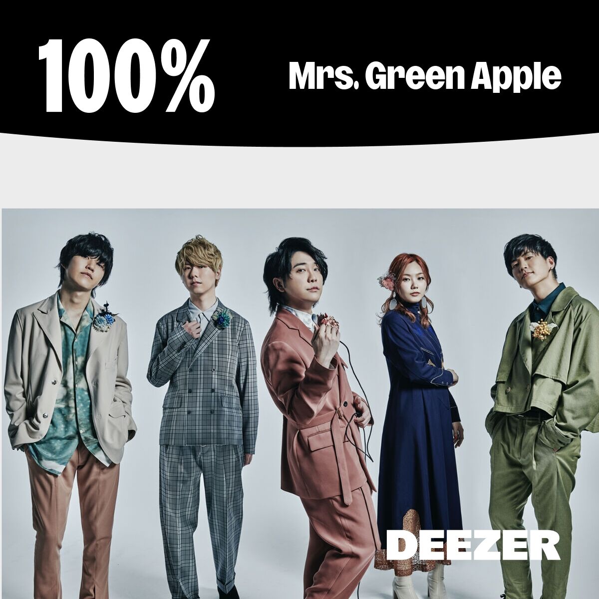 Cover of playlist 100% Mrs. Green Apple