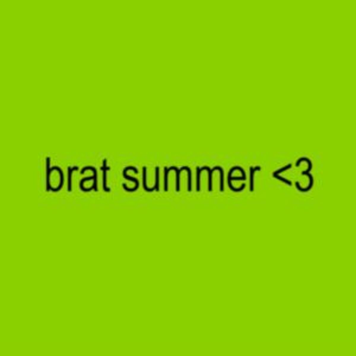 Cover of playlist BRAT SUMMER 2K25 💚