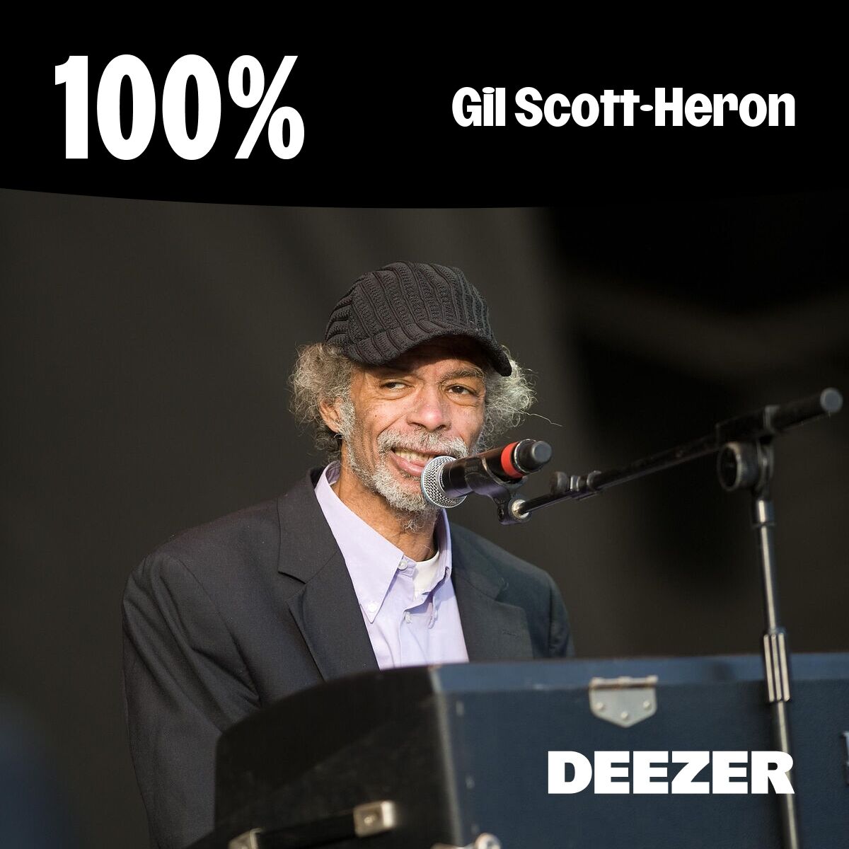 Cover of playlist 100% Gil Scott-Heron