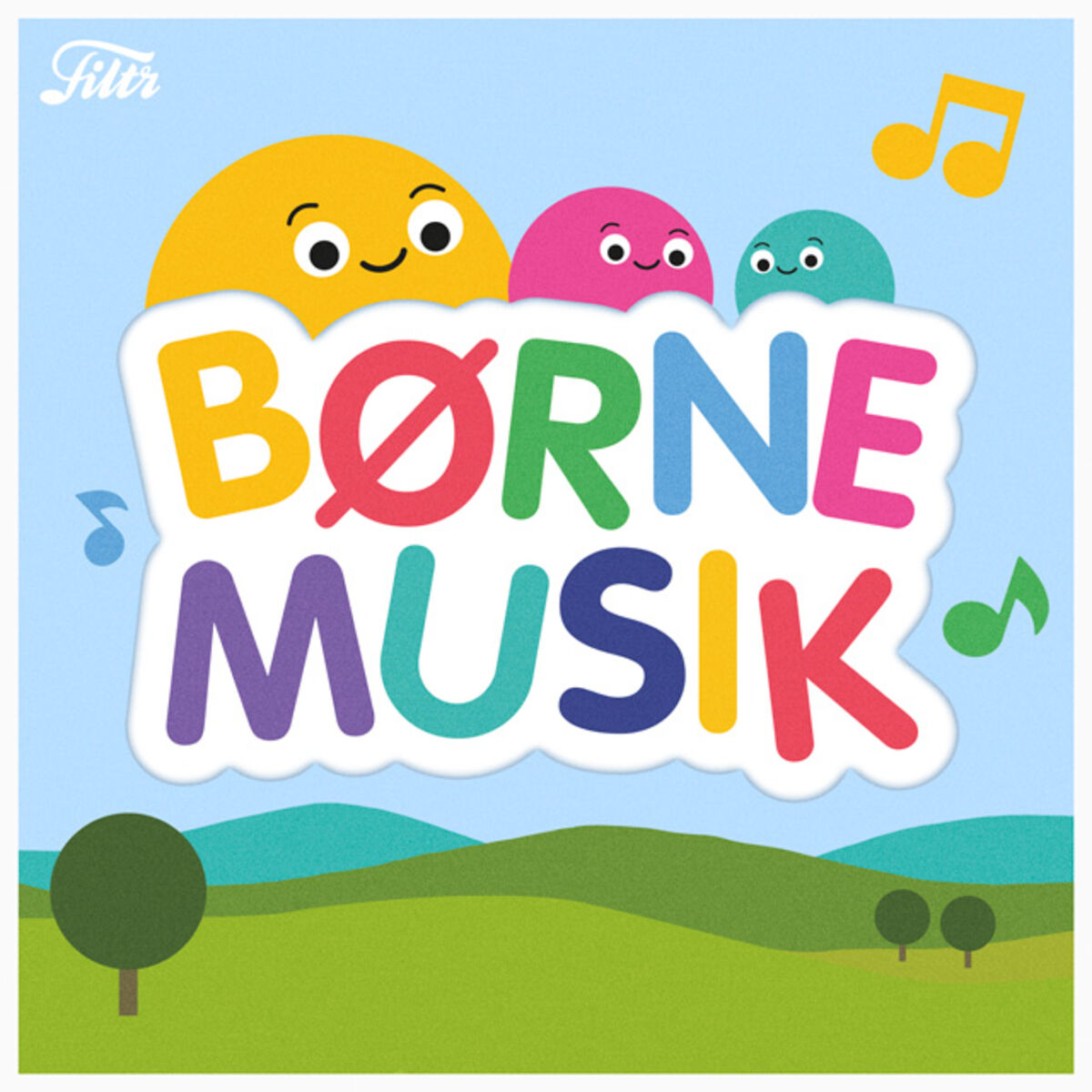 Cover of playlist bedste b%u00f8rnehits & b%u00f8rnesange du kender 