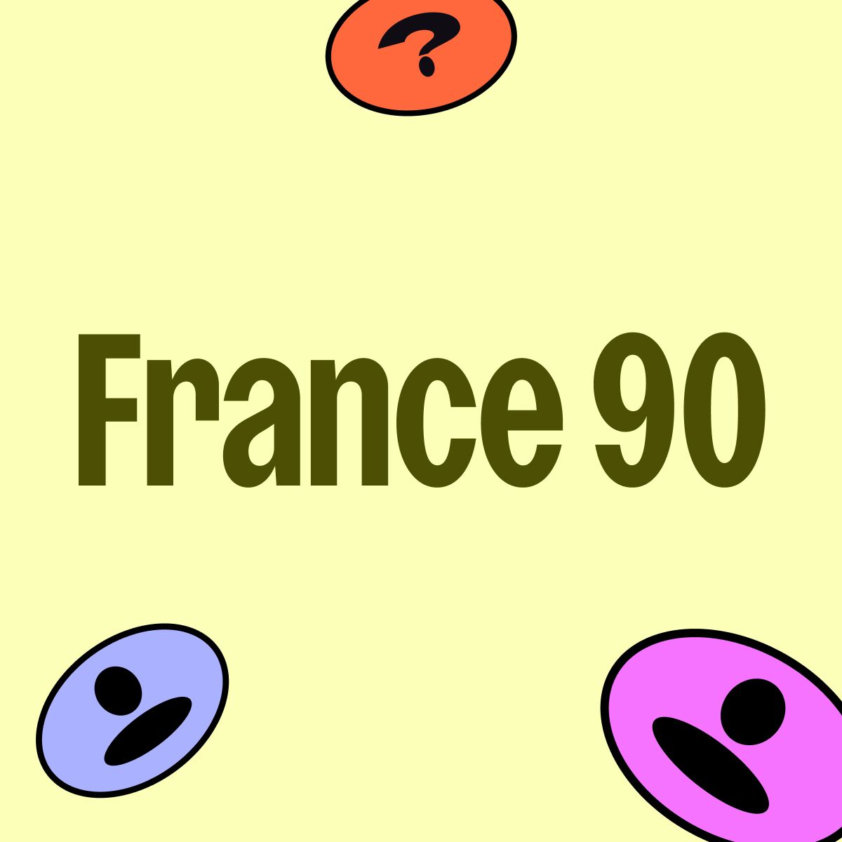 Cover of playlist France 90
