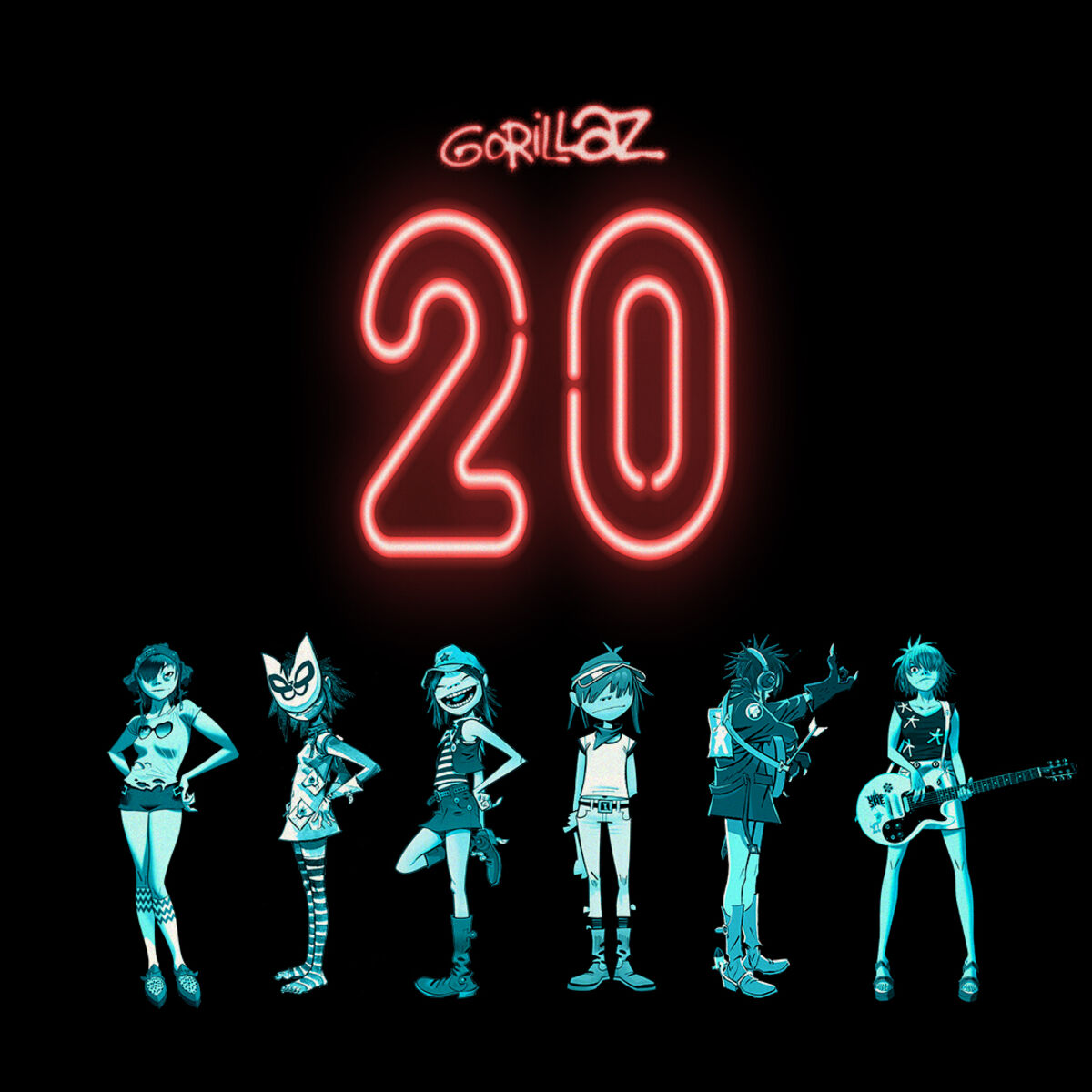 Cover of playlist Gorillaz Turnz 20: Noodle Edition