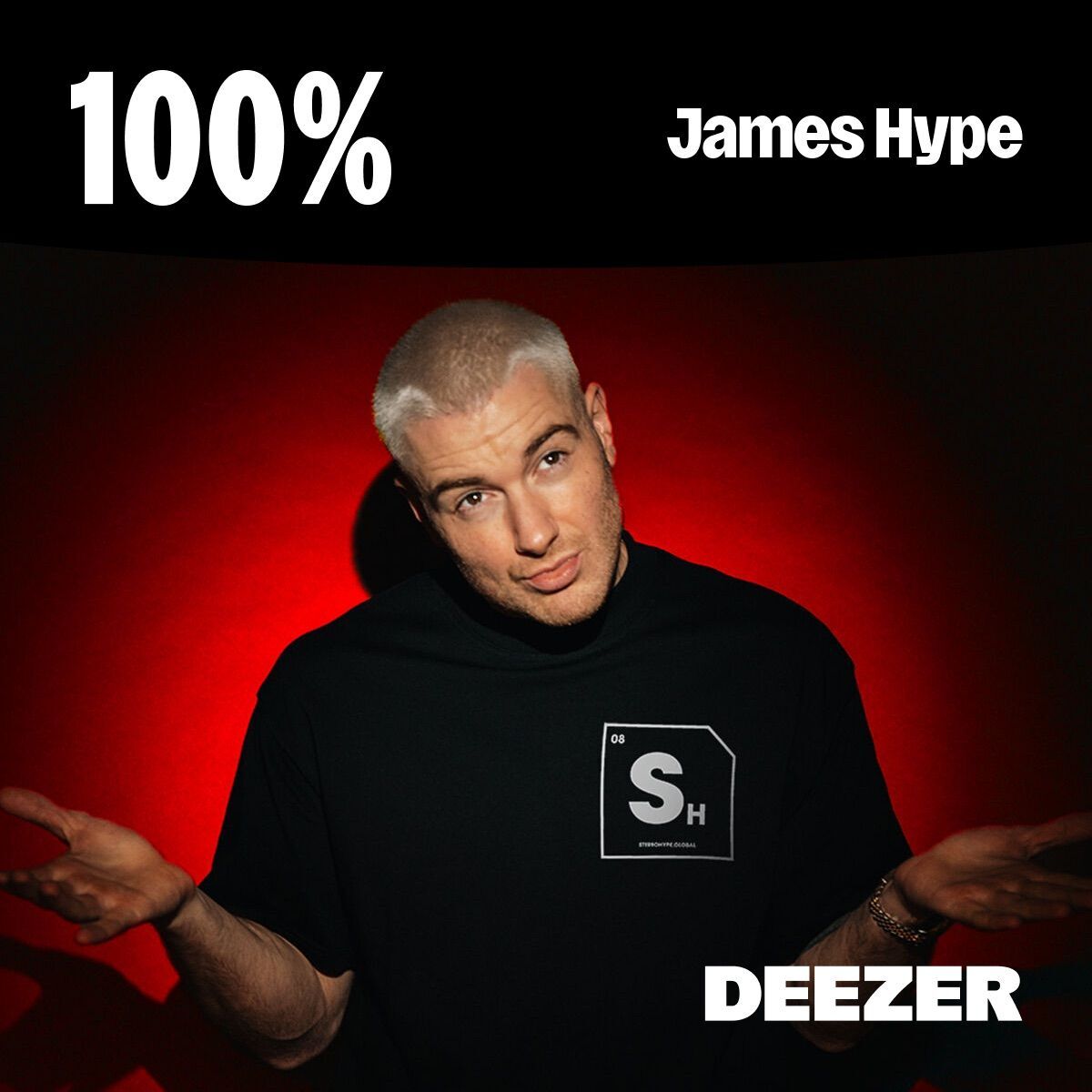 Cover of playlist 100% James Hype