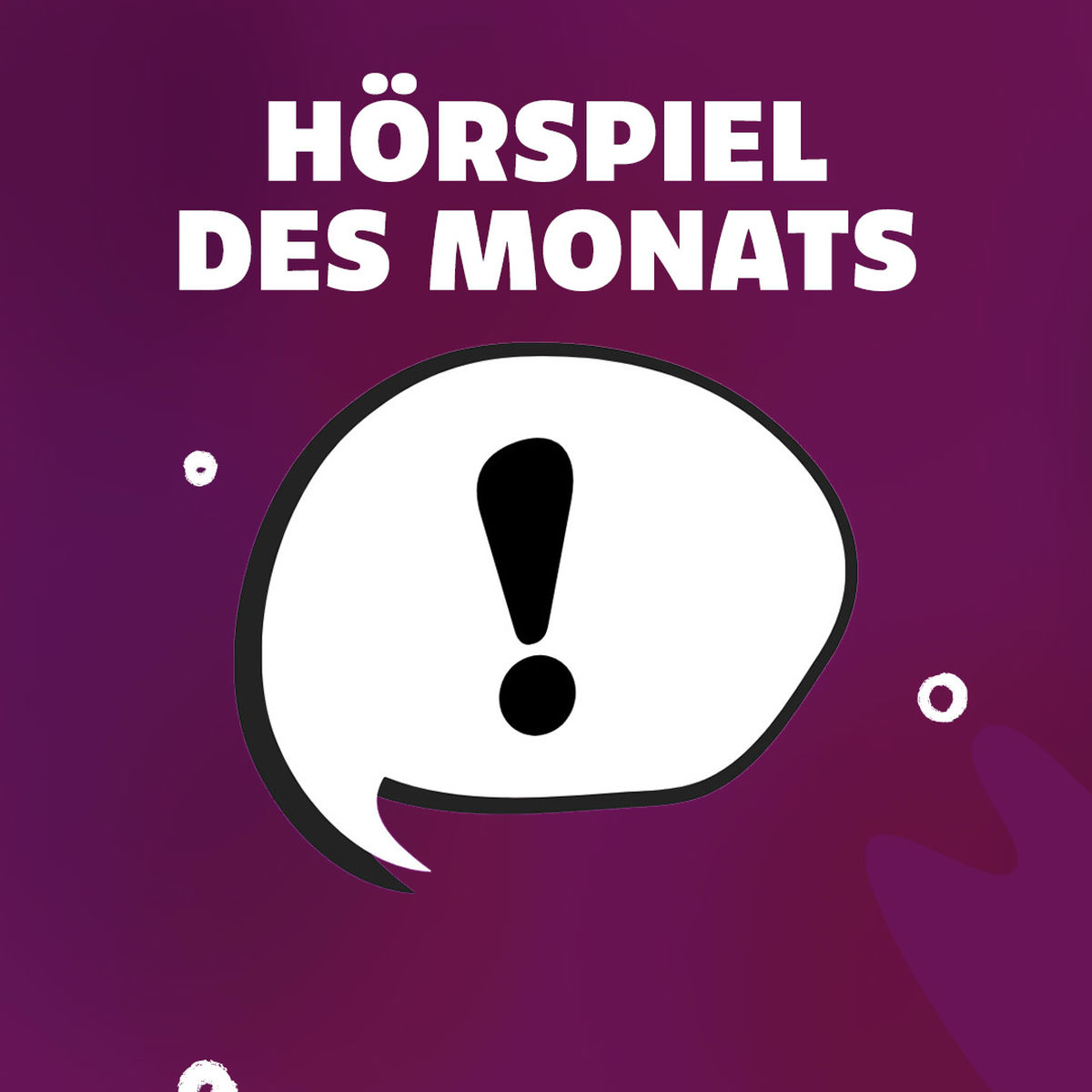 Cover of playlist Hörspiel des Monats