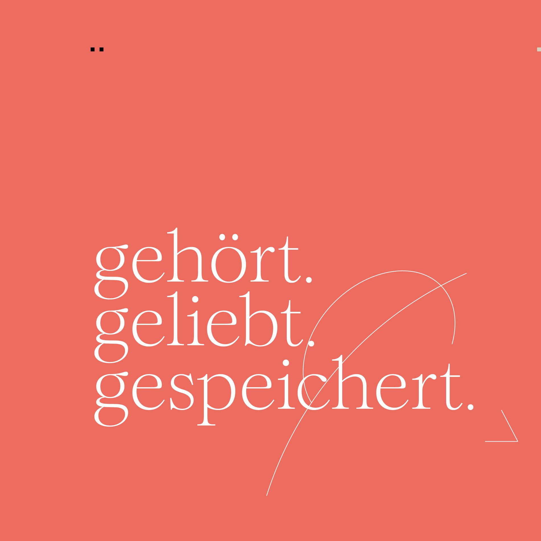 Cover of playlist gehört. geliebt. gespeichert.